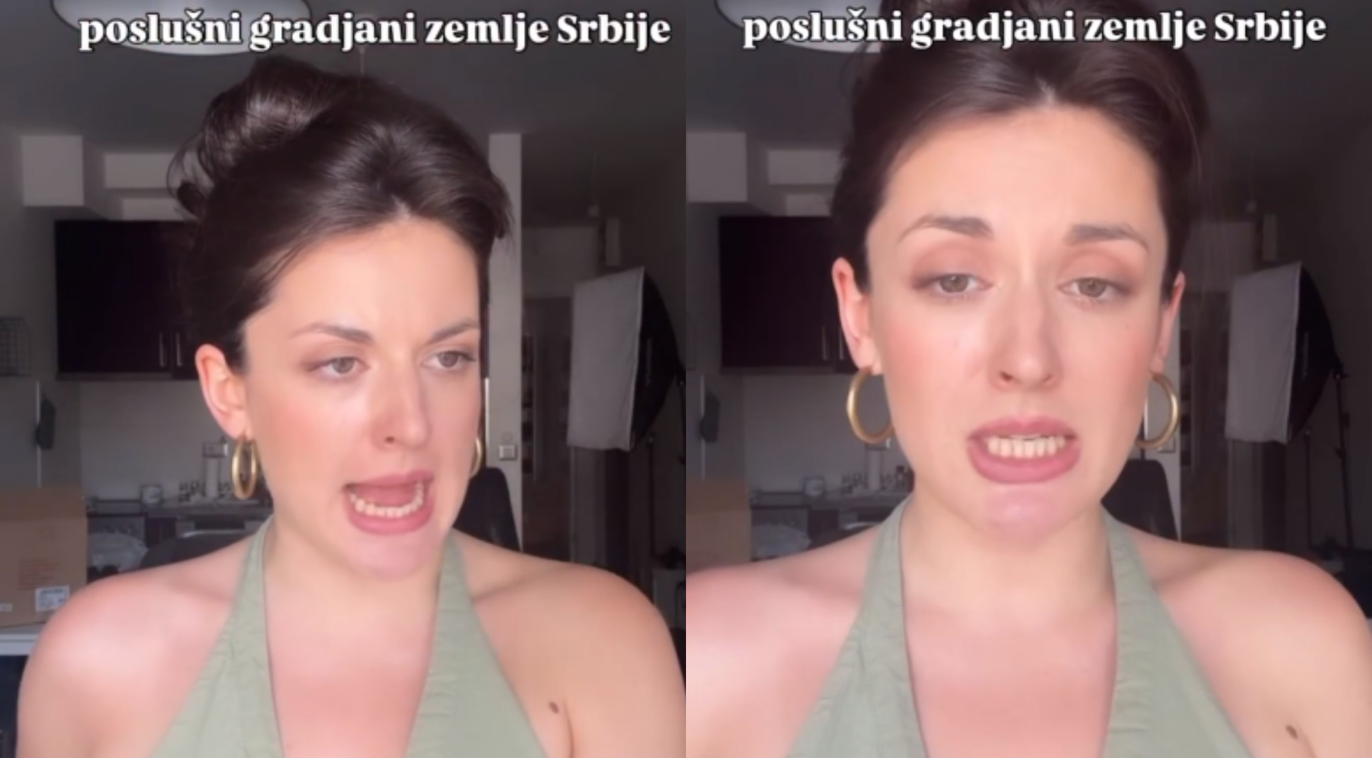 Mlada glumica je objavila video o "poslušnim građanima" kojima smetaju blokade i ubola tačno u metu