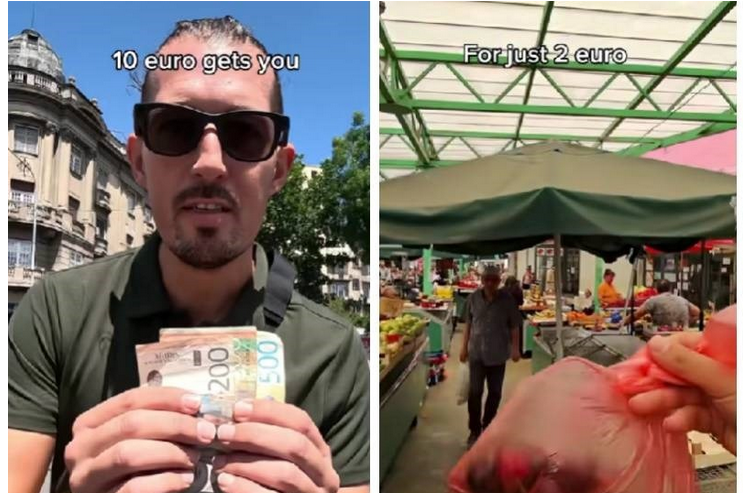 Belgijski tiktoker pokazao šta sve može da se kupi u Beogradu za 10 evra, pa izabrao najružniju zgradu u gradu: Ove reakcije nije očekivao
