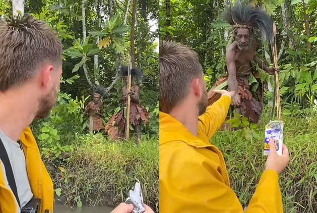 "Skoro su nas gađali kopljem": Snimak irskog influensera i azijskog plemena izazvao kontroverzu na internetu