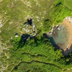 Skrivena plaža koja se nalazi na 100 metara od mora nestaje i vraća se s plimom