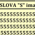 Proverite svoj IQ - izgleda lako, ali nije: Koliko slova S vidite na ilustraciji?