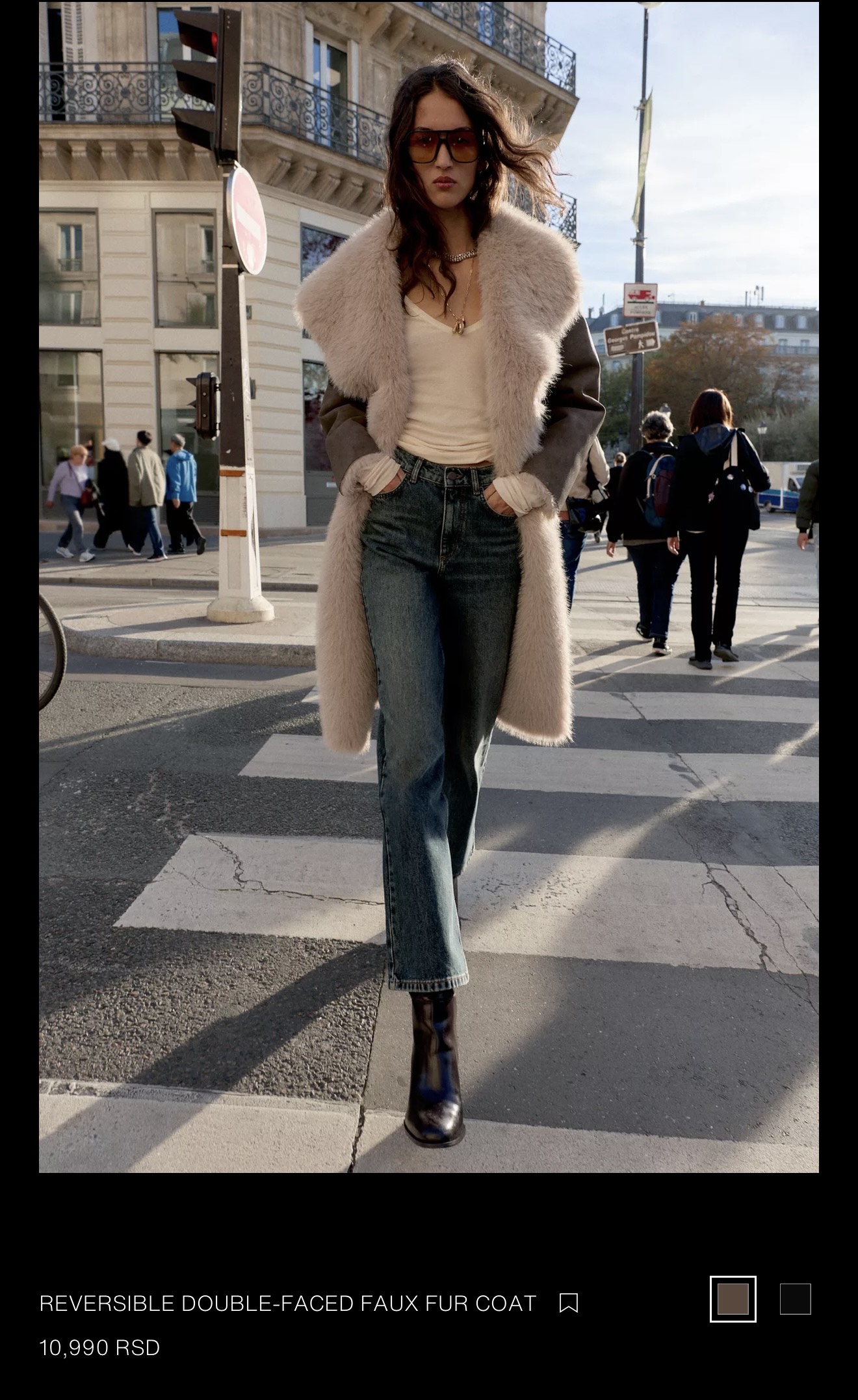 Hit kaput iz Zare košta 90 evra i kao da je ispao iz 70-ih: Štiti od zime i nosi se na dve strane 1 Hit kaput iz Zare košta 90 evra i kao da je ispao iz 70-ih: Štiti od zime i nosi se na dve strane