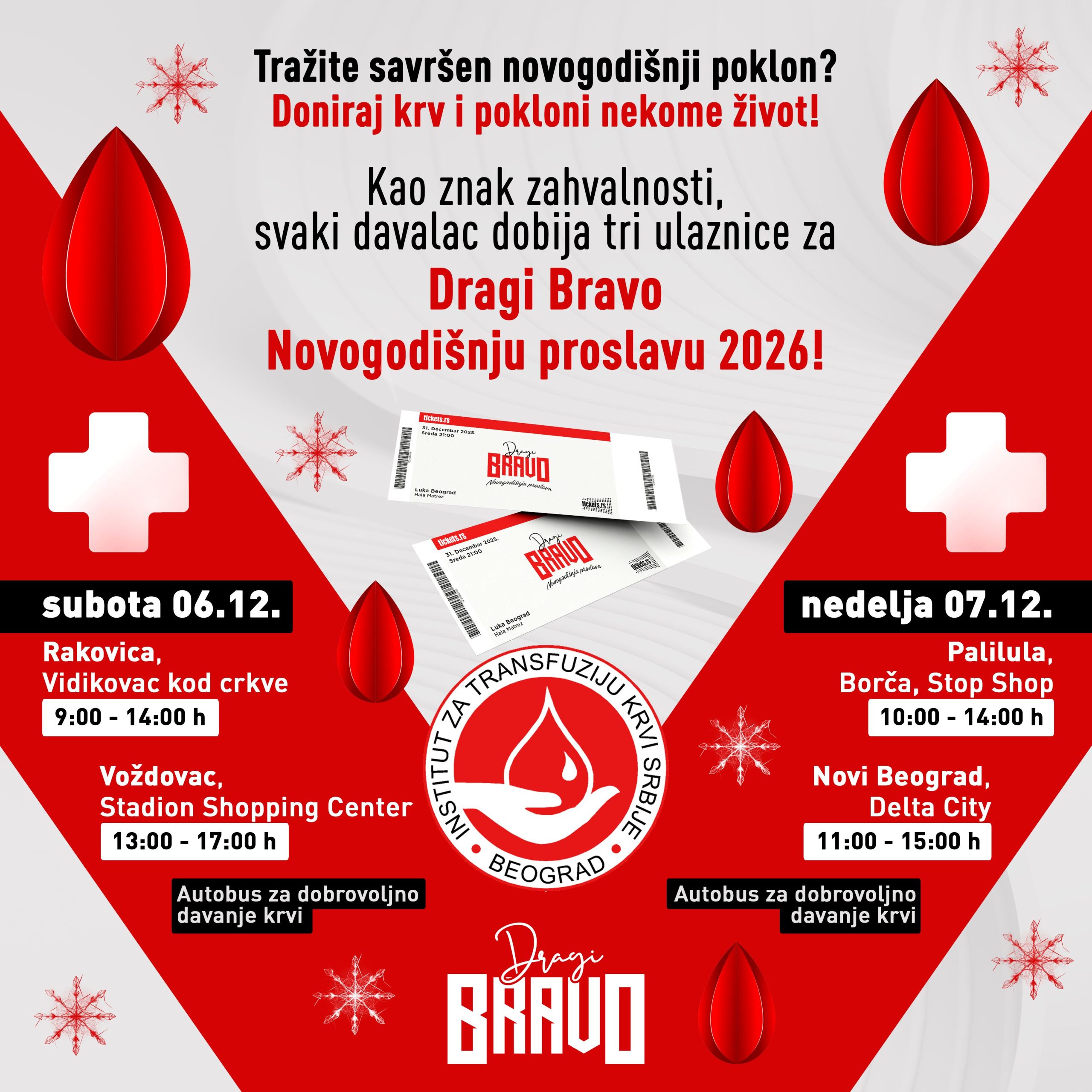 Dragi Bravo novogodišnja proslava // Hala Matrez // 30.12 - 01.01.