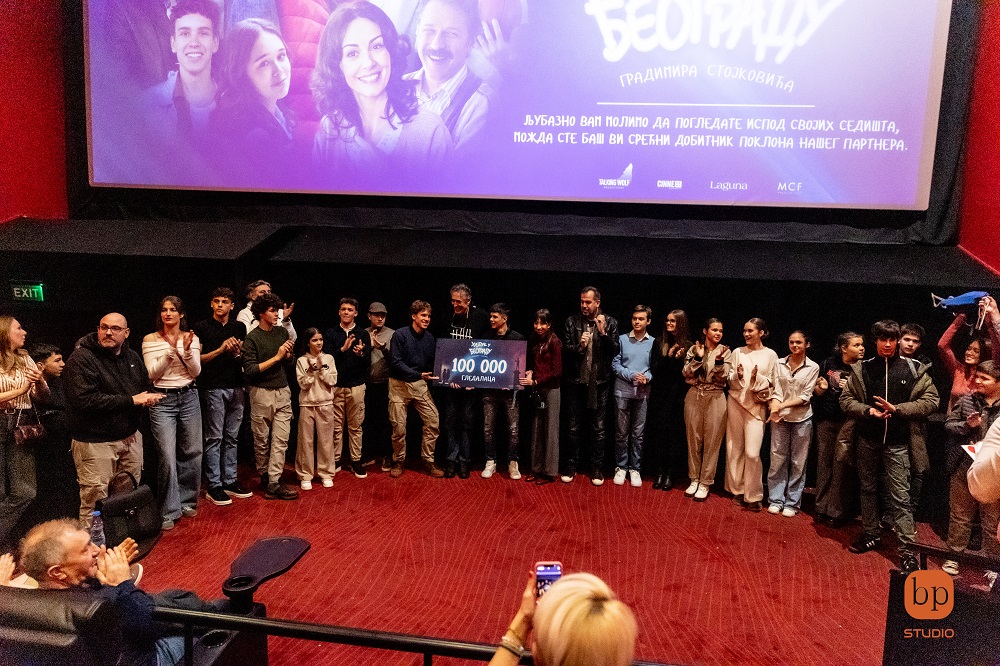 100.000 gledalaca filma „Hajduk u Beogradu" za manje od 20 dana prikazivanja u bioskopima