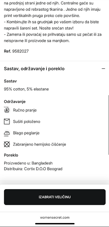 "Zabranjeno pranje": Internet u čudu zbog etikete na ženskom donjem vešu, ali evo prave istine