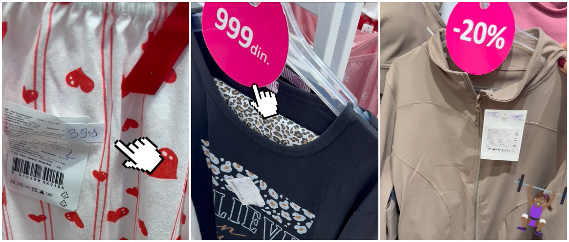 Pronašli smo radnju u centru Beograda koja ima neverovatna sniženja: Pidžame i oprema za trening po "smešnim cenama"