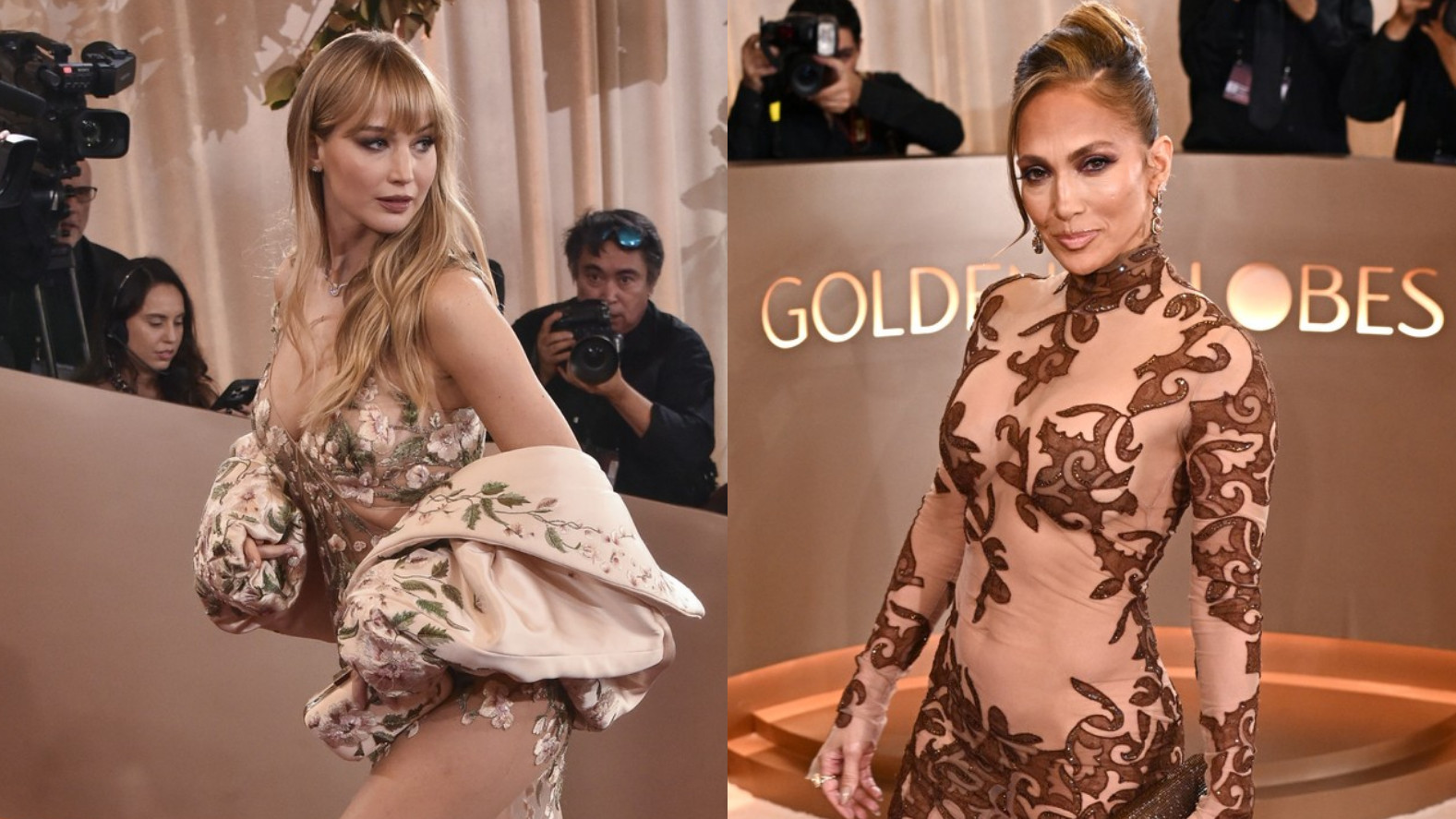 Dve Dženifer, dve "gole" haljine: Slavne imenjakinje bile su glavna atrakcija na crvenom tepihu