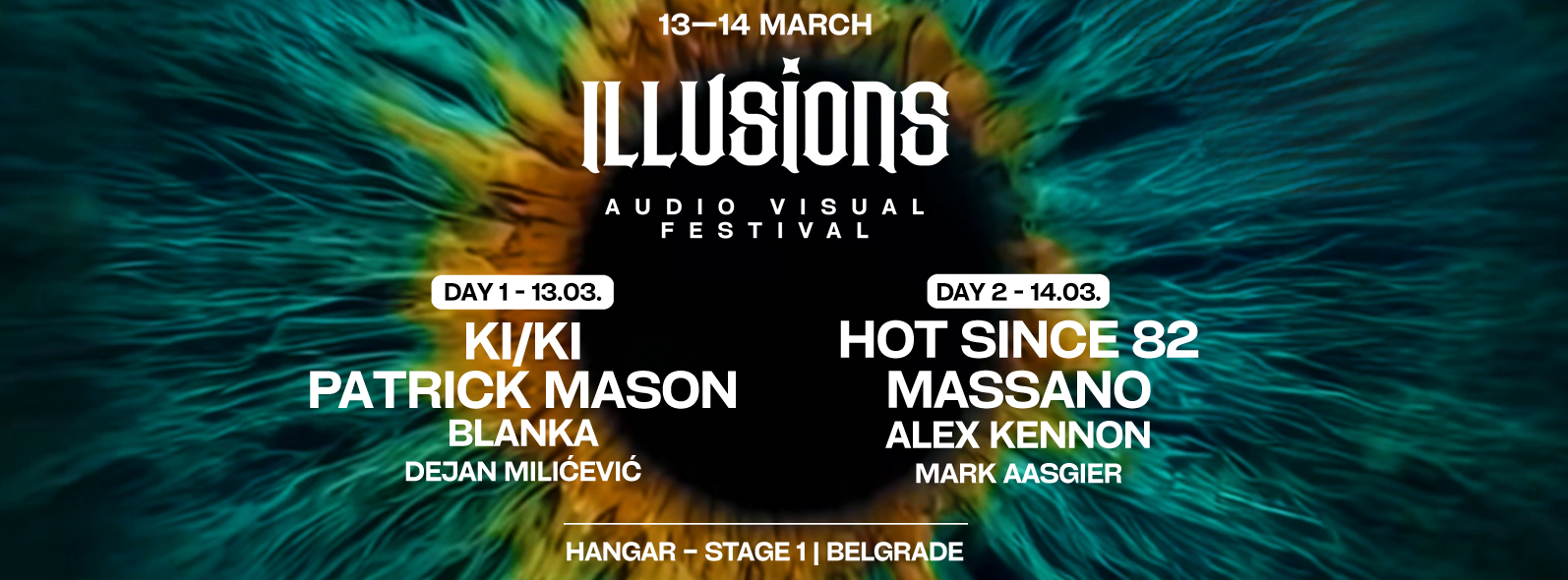 Illusions Audio-Visual Festival donosi dva dana intenzivne energije, impresivne vizuale i vrhunske hedlajnere Illusions Audio-Visual Festival donosi dva dana intenzivne energije, impresivne vizuale i vrhunske hedlajnere