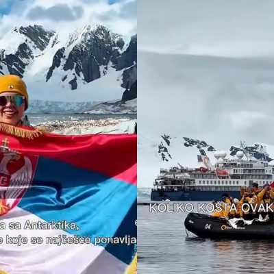 Srpska influenserka otputovala na Antarktik, pa otkrila koliko je sve koštalo: Kad čujete cifru, neće vam biti dobro