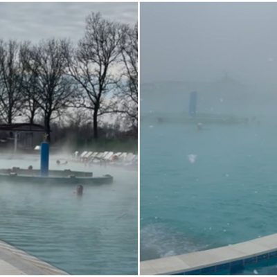 Na sat i po vremena vožnje od Beograda nalazi se termalni bazen na otvorenom, u kom se možete kupati i po snegu, a tek cene da vidite