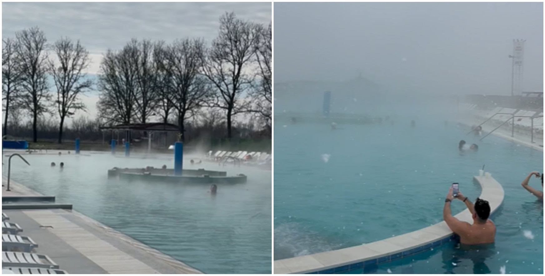 Na sat i po vremena vožnje od Beograda nalazi se termalni bazen na otvorenom, u kom se možete kupati i po snegu, a tek cene da vidite