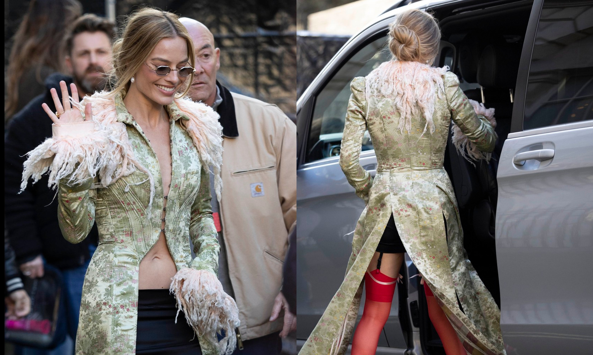 Margo Robi u najodvažnijem izdanju dosad: Ispod kaputa samo crveni halteri i minić