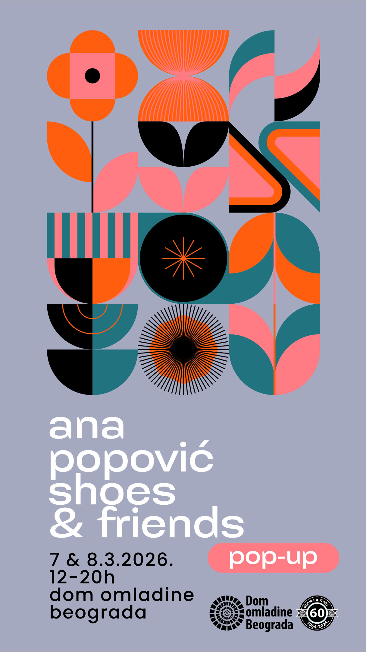 „Ana Popović Shoes & Friends“ Pop-Up Market 7. i 8. marta okuplja skoro 50 brendova u Domu omladine