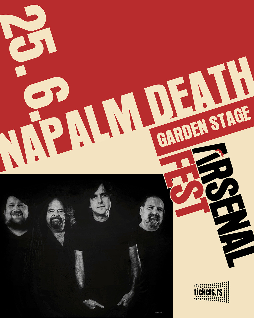 Arsenal Fest najavljuje nova imena za tri festivalske bine: Sonata Arctica, S.A.R.S, Napalm Death, Destruction, Timo Maas, Tom Novy, Konstrakta, Jakov Jozinović i mnogi drugi