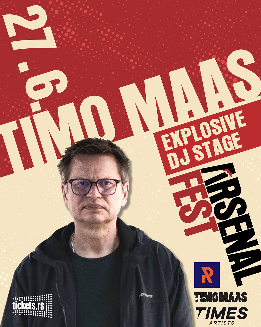 Arsenal Fest najavljuje nova imena za tri festivalske bine: Sonata Arctica, S.A.R.S, Napalm Death, Destruction, Timo Maas, Tom Novy, Konstrakta, Jakov Jozinović i mnogi drugi