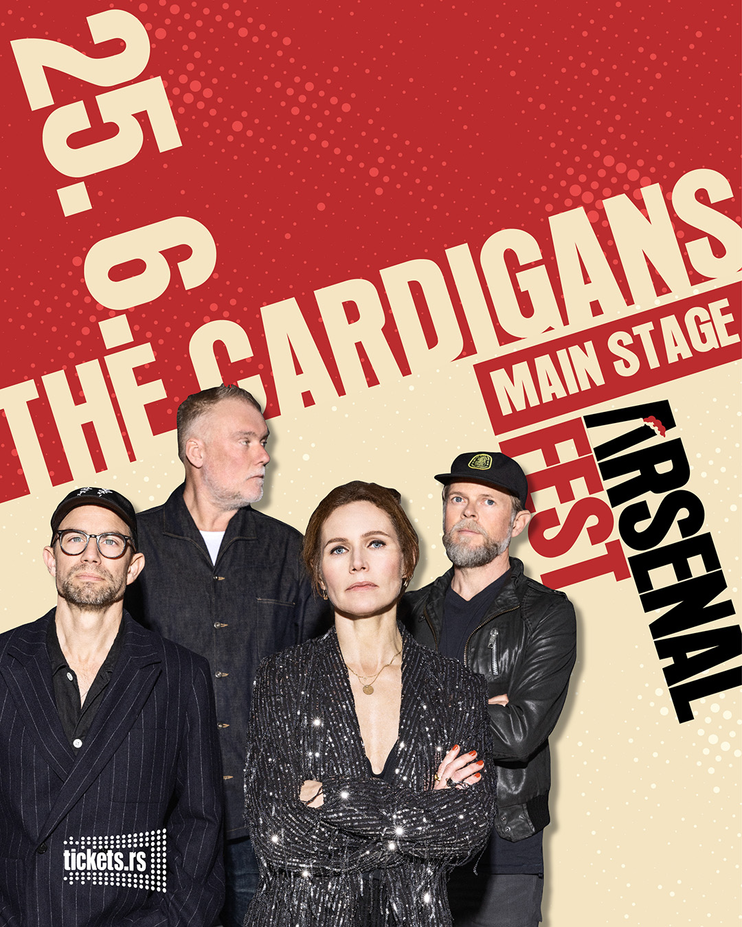 Arsenal Fest objavljuje prve izvođače za 2026. godinu: The Cardigans, Magnifico i Paradise Lost