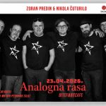 Zoran Predin i Nikola Čuturilo sa Analognom rasom u aprilu u BitefArtCafe-u