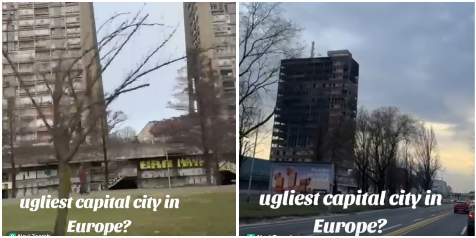 Čehinja obišla Evropu i izdvojila najružniji grad – Hrvati zbog videa besni