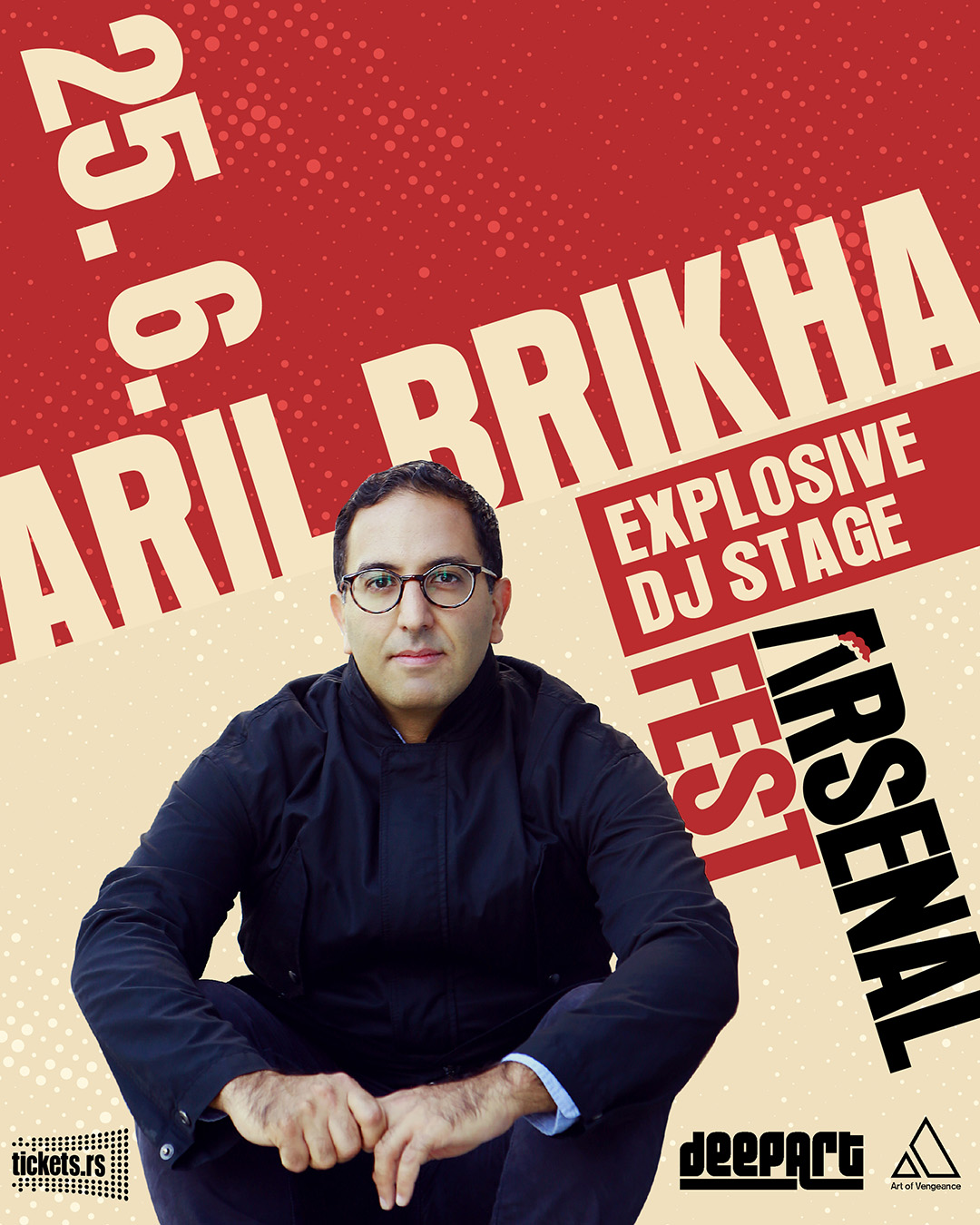 Timo Maas, Tom Novy i Aril Brikha na Explosive DJ Stage-u Arsenal Festa 2026