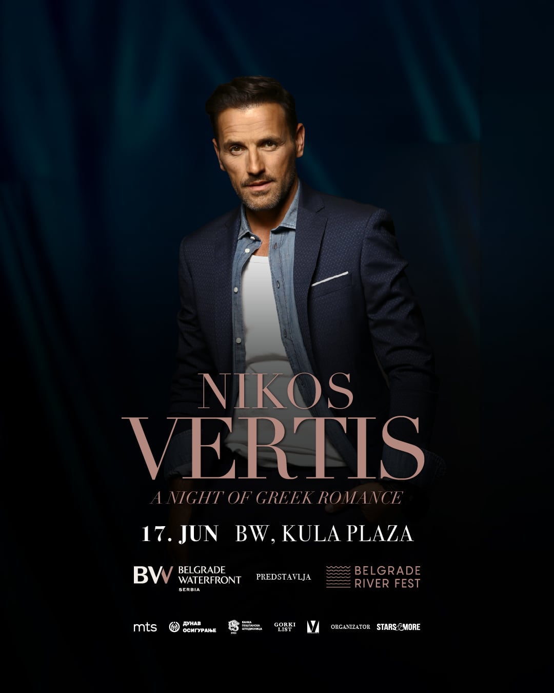 Grčka zvezda Nikos Vertis stiže na Belgrade River Fest: Jednu od najviralnijih pesama na mrežama slušaćemo uživo
