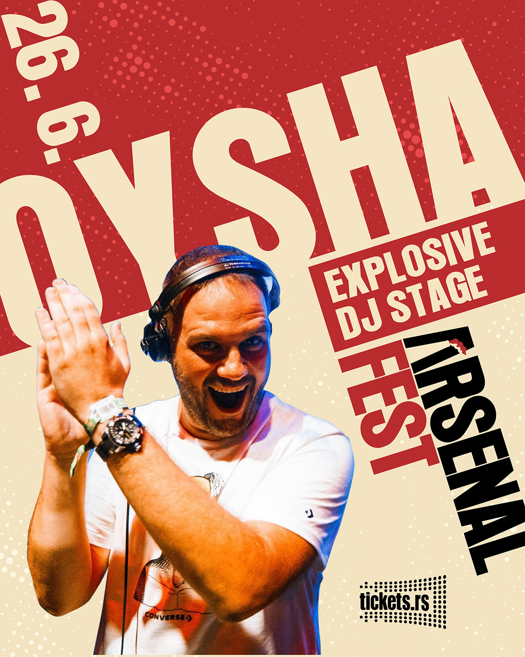 Timo Maas, Tom Novy i Aril Brikha na Explosive DJ Stage-u Arsenal Festa 2026