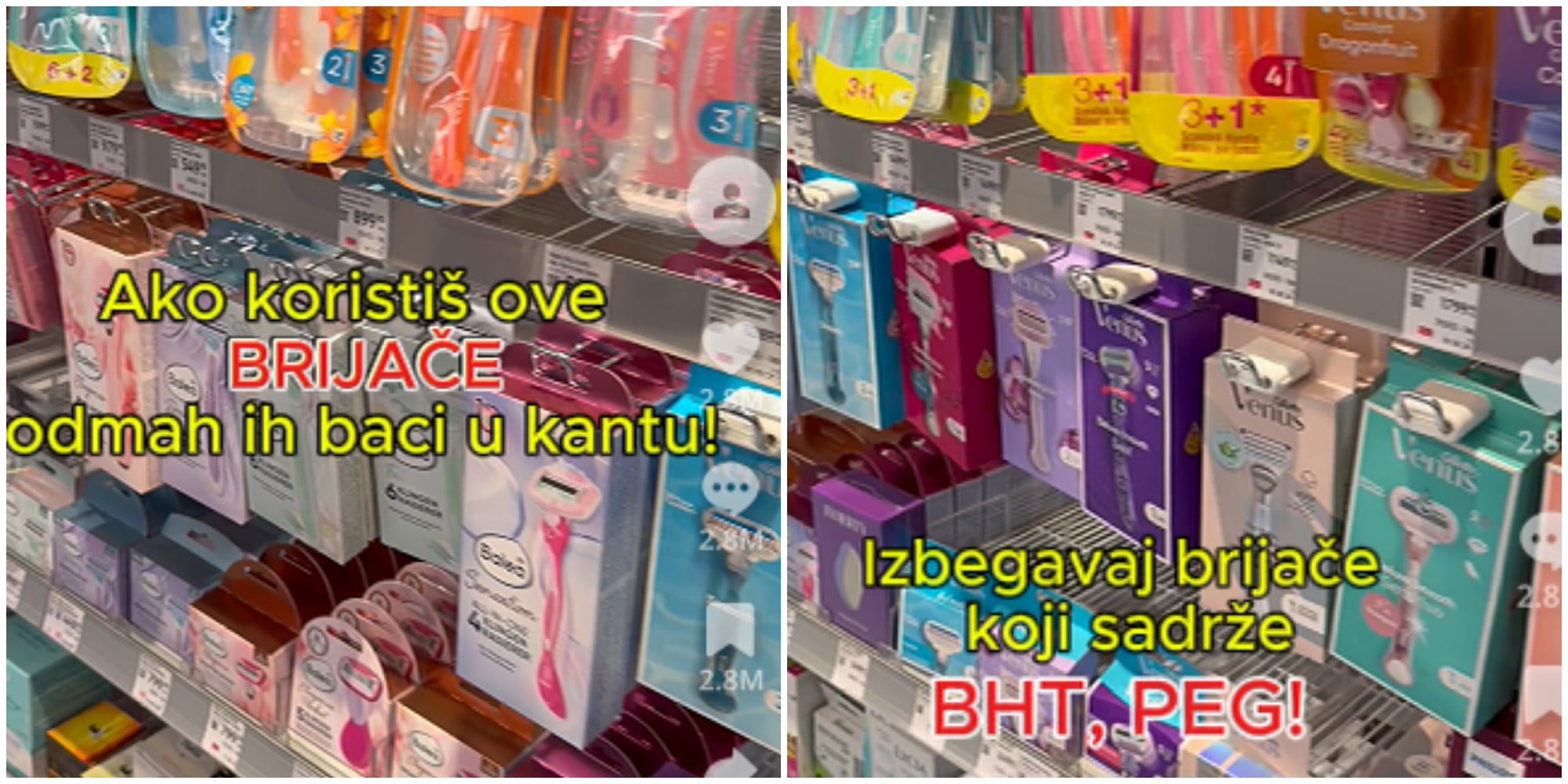 Ako koristite ove brijače, odmah ih bacite u kantu: Sadrže skrivene sastojke i njih izbegavajte