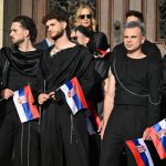 Lavina privukla sve poglede u Beču: Tirkizni tepih Evrovizije pretvorili u modni spektakl
