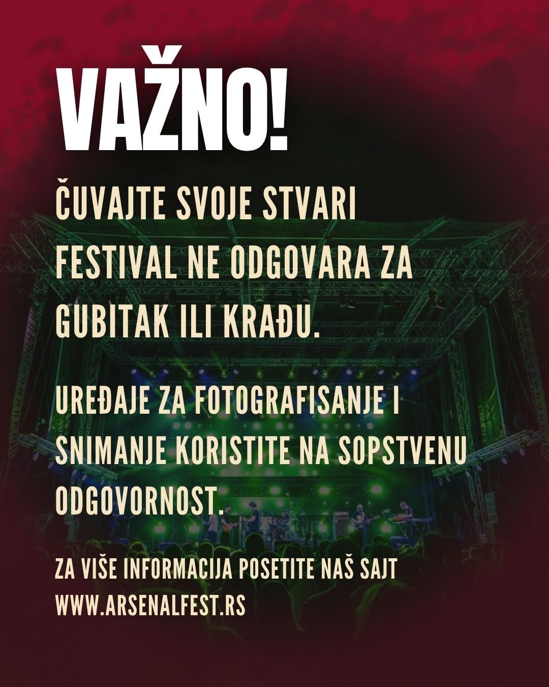 Danas počinje 16. Arsenal Fest
