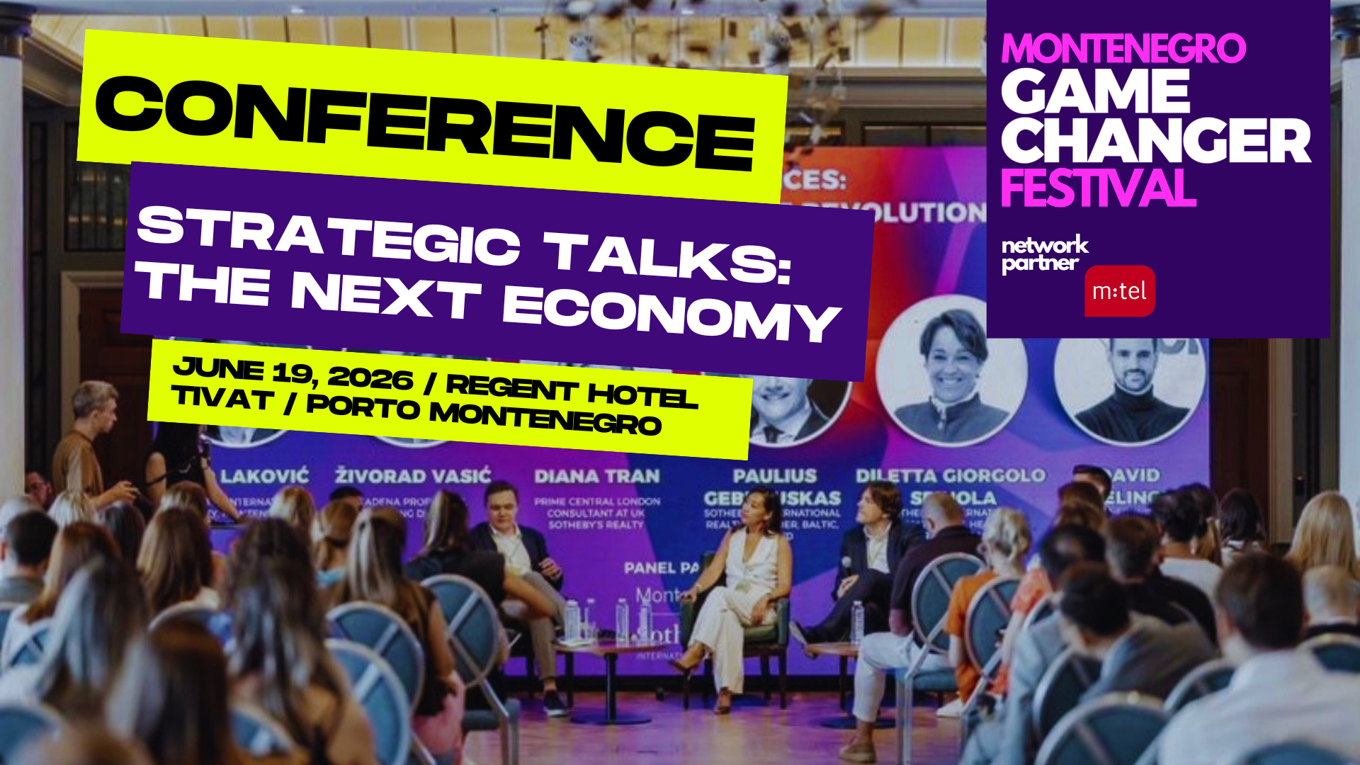 Samo još sedam dana do Game Changer Montenegro Festivala: Evropa, veštačka inteligencija, luksuzni turizam i nova ekonomija stižu u Tivat Samo još sedam dana do Game Changer Montenegro Festivala: Evropa, veštačka inteligencija, luksuzni turizam i nova ekonomija stižu u Tivat