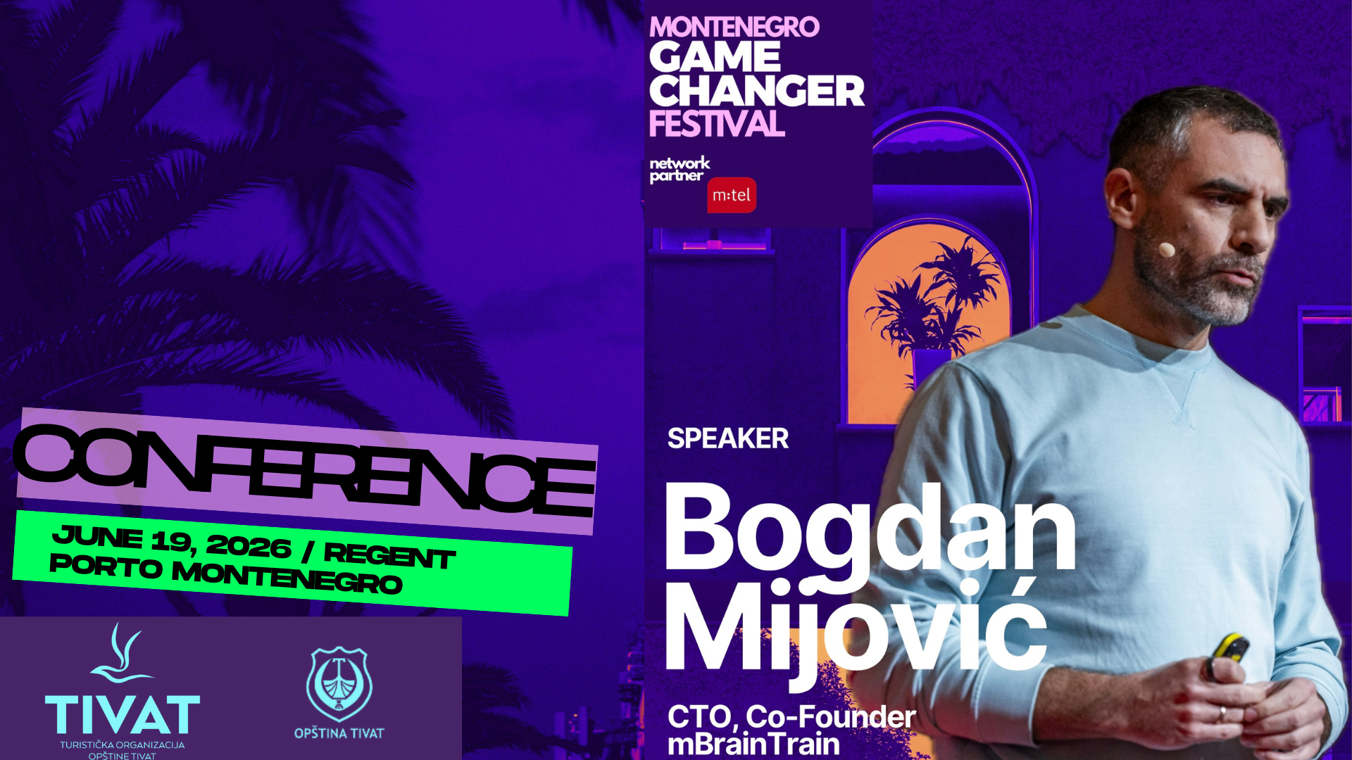 Samo još sedam dana do Game Changer Montenegro Festivala: Evropa, veštačka inteligencija, luksuzni turizam i nova ekonomija stižu u Tivat 1 Samo još sedam dana do Game Changer Montenegro Festivala: Evropa, veštačka inteligencija, luksuzni turizam i nova ekonomija stižu u Tivat