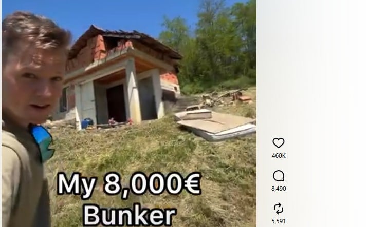 Amerikanac kupio bunker u Hrvatskoj za 8.000 evra: Evo kako izgleda i čemu će služiti Amerikanac kupio bunker u Hrvatskoj za 8.000 evra: Evo kako izgleda i čemu će služiti