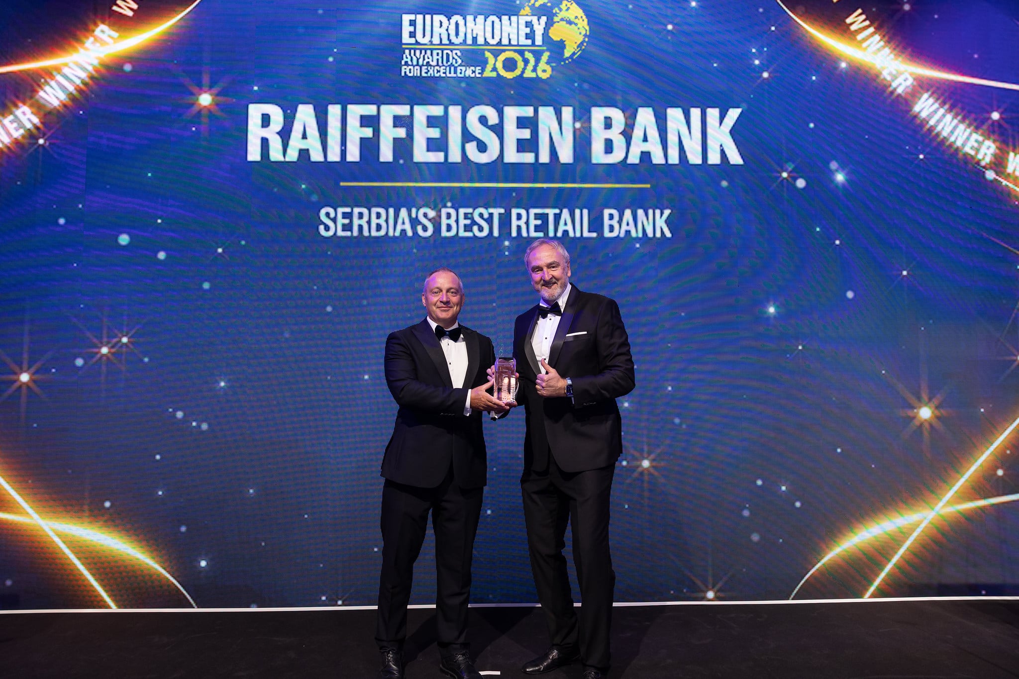 Euromoney: Raiffeisen je najbolja banka za stanovništvo u Srbiji Euromoney: Raiffeisen je najbolja banka za stanovništvo u Srbiji