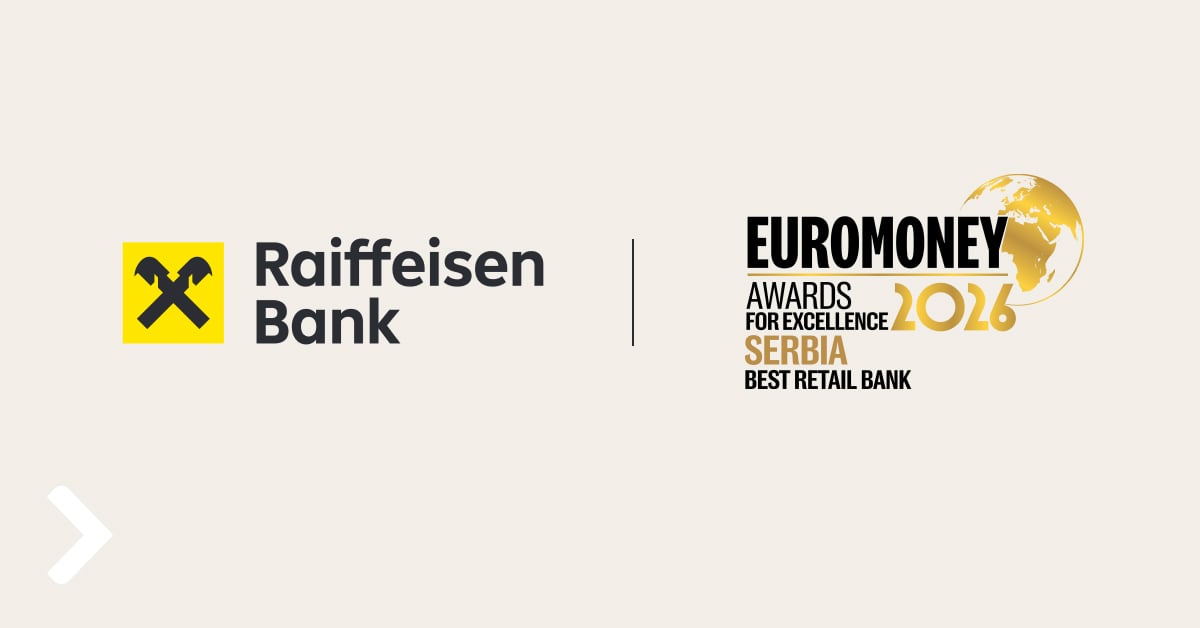 Euromoney: Raiffeisen je najbolja banka za stanovništvo u Srbiji 1 Euromoney: Raiffeisen je najbolja banka za stanovništvo u Srbiji
